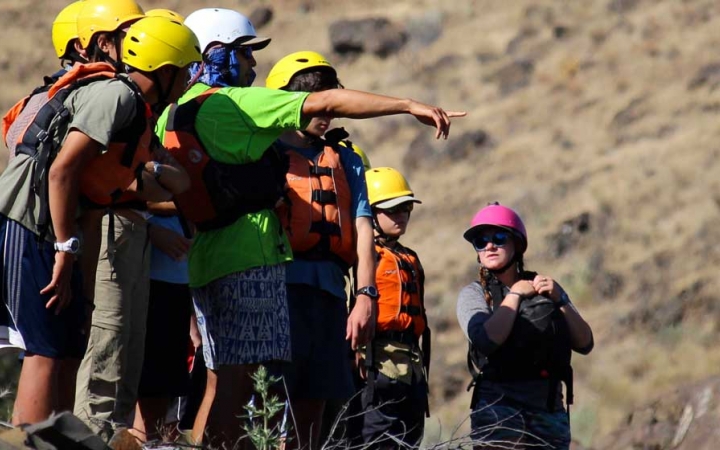 summer rafting trip for teens